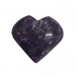 Lepidolite Heart