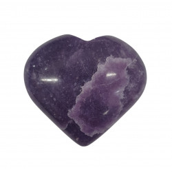 Lepidolite Heart