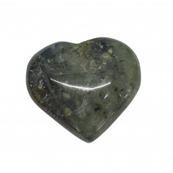 Prehnite and Epidote Heart 