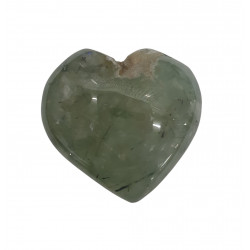 Prehnite and Epidote Heart 
