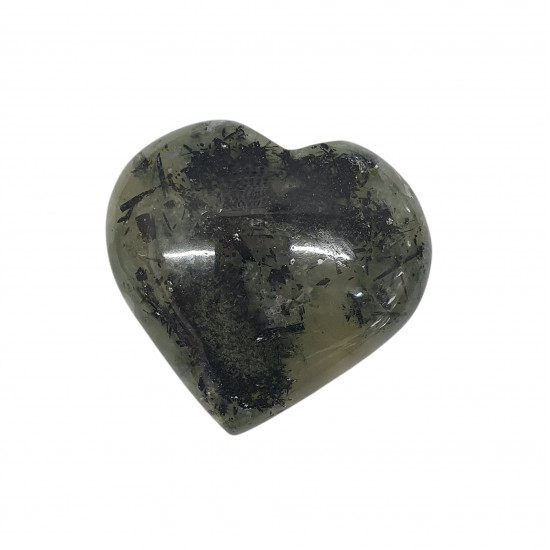 Prehnite and Epidote Heart 