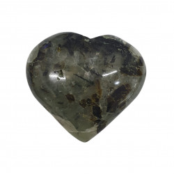 Prehnite and Epidote Heart 