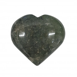 Prehnite and Epidote Heart 
