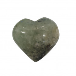Prehnite and Epidote Heart 