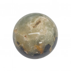 Prehnite and epidote sphere