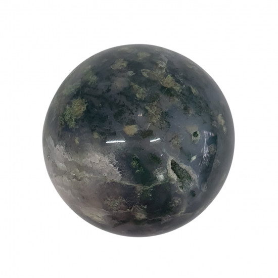 moss agate sphere