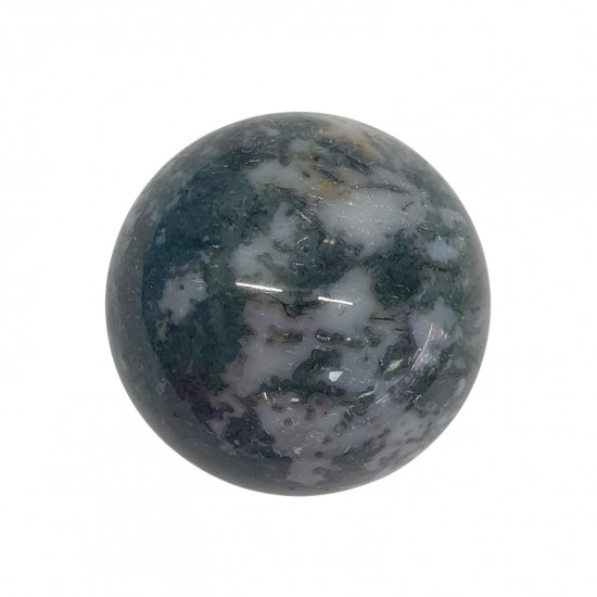 moss agate sphere