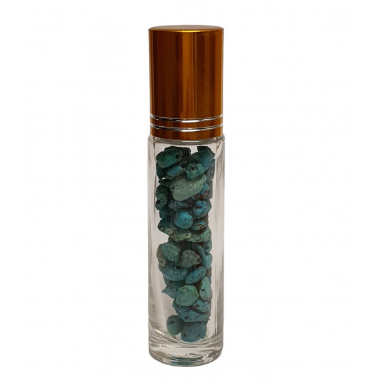 Roller bottle for essential oil turquoise
