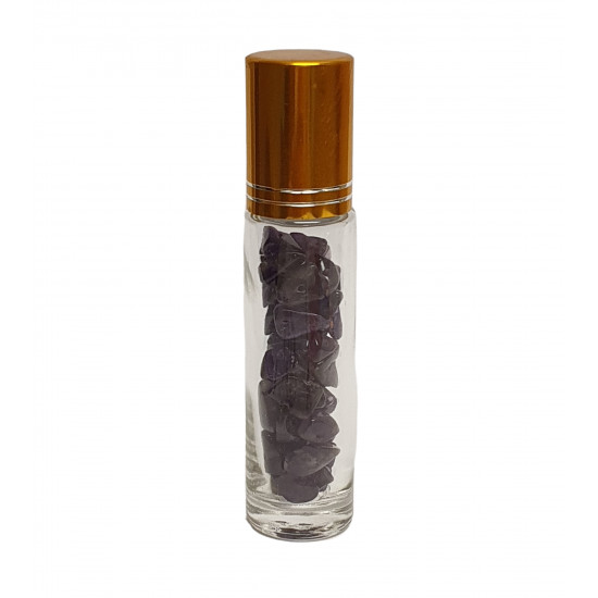 Roller bottle for essential oil amethyst