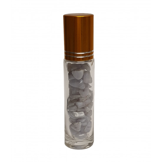 Roller bottle for essential oil chalcedony