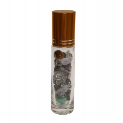 Roller bottle for essential oil stone mix