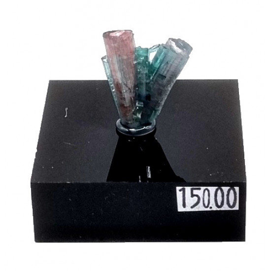 tourmaline rubellite blue cap