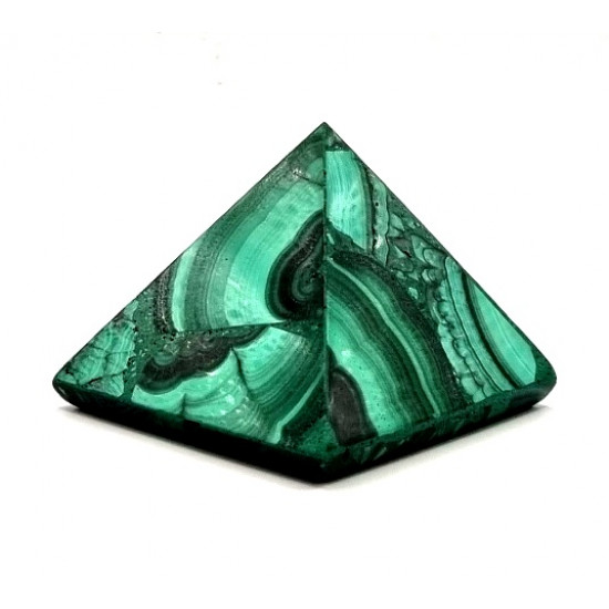 Pyramide malachite 5cm Pyramide malachite 5cm