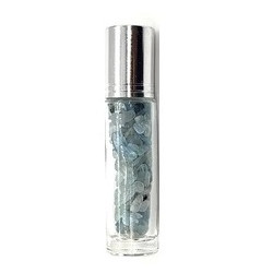 Roller bottle for essential oil aquamarine