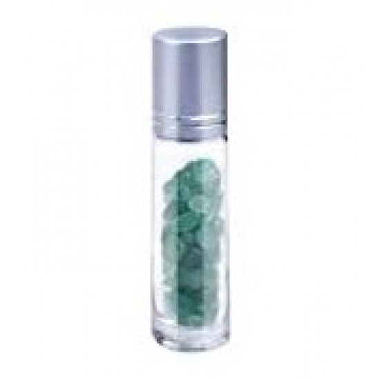 Roller bottle for essential oil green aventurine