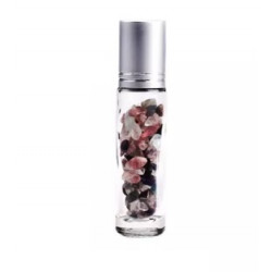 Roller bottle for essential oil stone mix