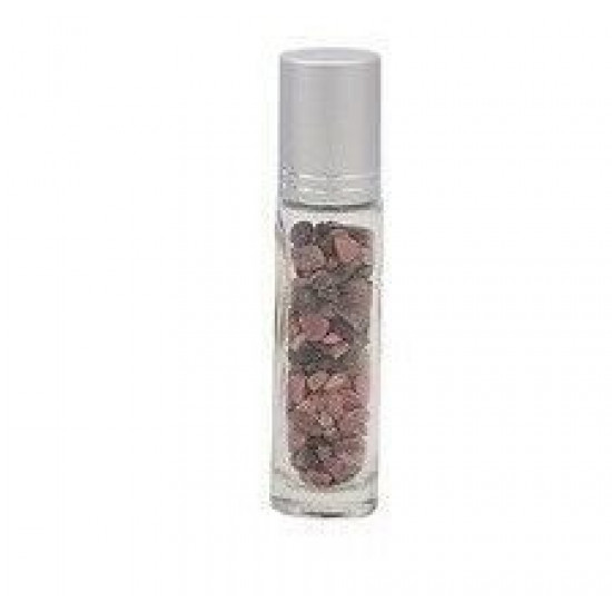 Roller bottle for essential oil rhodonite