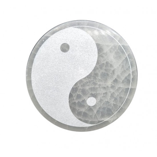 charging plate ying-yang selenite 