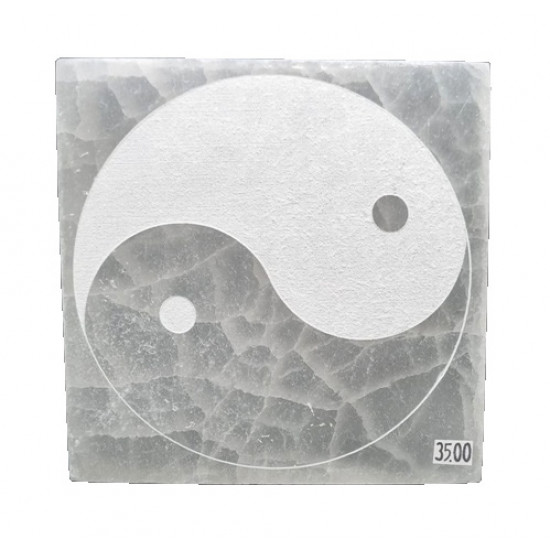 charging plate ying-yang selenite 