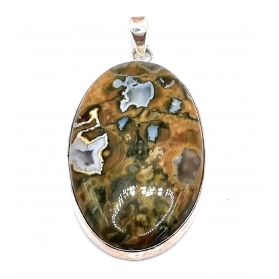 pendant rhyolite silver