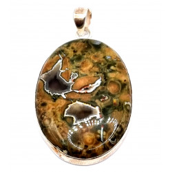pendant rhyolite silver