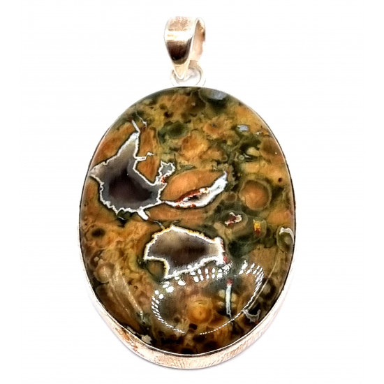 pendant rhyolite silver