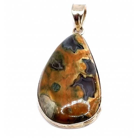 pendant rhyolite silver
