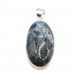 pendant pyrite silver