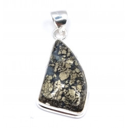 pendant pyrite silver