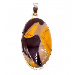 pendentif mookaite argent