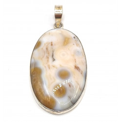 pendant ocean jasper silver