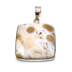 pendant ocean jasper silver