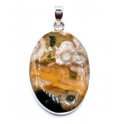 pendant ocean jasper silver