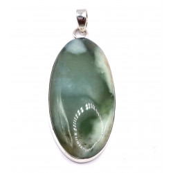 pendant serpentine silver