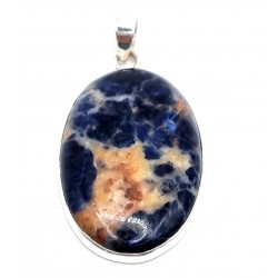 pendant sodalite silver