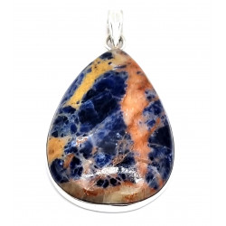 pendant sodalite silver