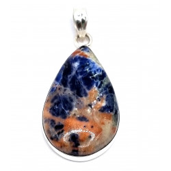 pendant sodalite silver