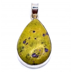 pendant stichtite silver