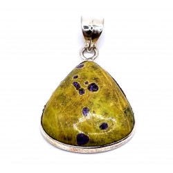 pendant stichtite silver