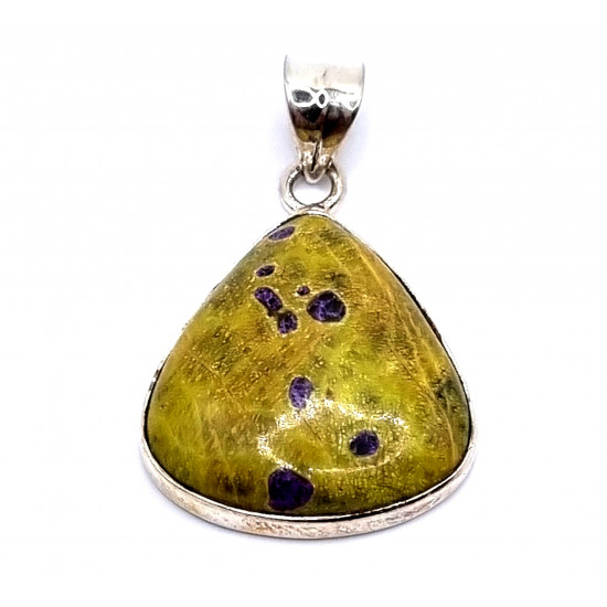 pendant stichtite silver