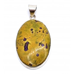 pendant stichtite silver