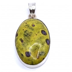 pendant stichtite silver
