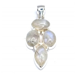 pendant moonstone silver
