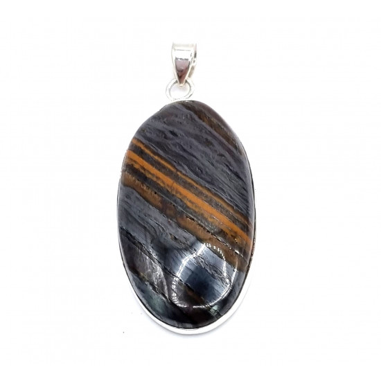 pendant iron eyes silver