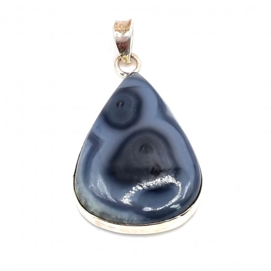 pendant agate silver
