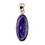 pendentif charoite argent