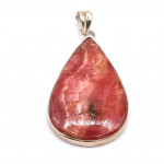 pendant rhodochrosite silver