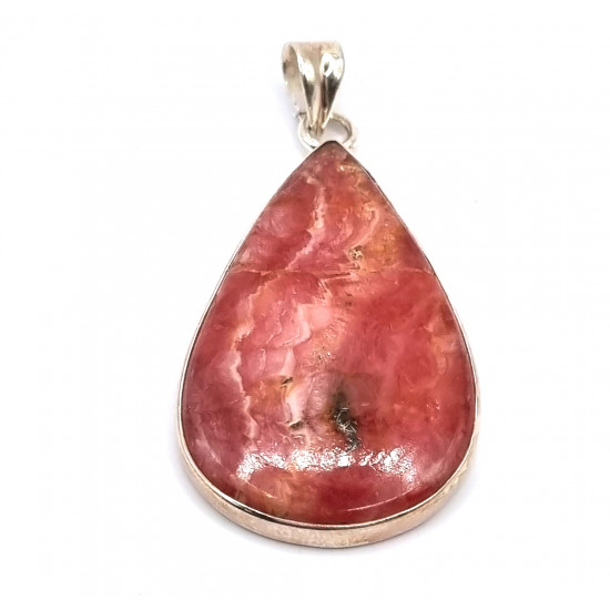 pendant rhodochrosite silver