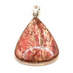 pendant rhodochrosite silver