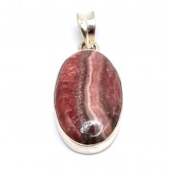 pendant rhodochrosite silver